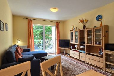 Ferienwohnung H16 "Strandkorb" - 2-Zimmer-Fewo für 3 Pers. inkl. Strandkorb