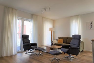 50.1.N Nordkoje - Moderne, hochwertige Ferienwohnung, Sauna, großer Balkon, strandnah