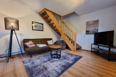 Ferienwohnung Schlickwanderer Klein - Ferienwohnung Schlickwanderer Klein mit eingezäuntem Garten Hund Willkommen