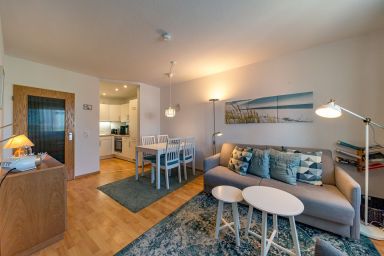 Hus Jadekieker - Ferienwohnung in toller Deichlage an der Nordsee mit Balkon, WLAN und Parkplatz