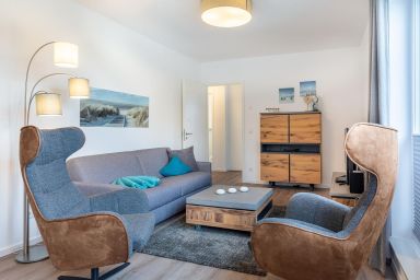 Aparthotel Ostseeallee - Strandnahes Familienapartment mit toller, sonniger Dachterrasse und zwei Bädern