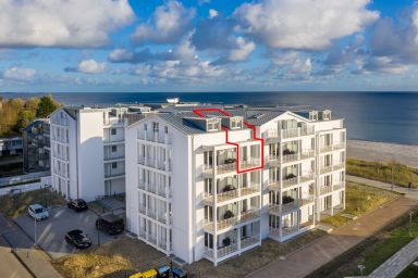 Apartmentanlage Meerblickvilla - Tolles Penthouse für 6 Personen über zwei Etagen mit Meerblick und zwei Bädern