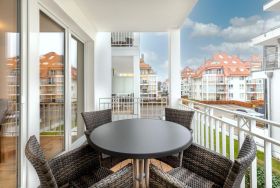 Balkon mit GartenmÃ¶beln