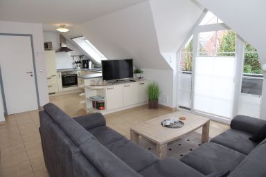 Doris - Tolle Obergeschosswohnung (75qm) für 4 Personen mit Gäste-WC und Balkon