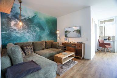 Prinz Hamlet - Stilvolle 2-Zimmer-Wohnung mit Meerblick, Balkon, Sauna und Pool