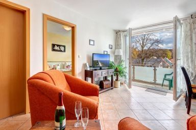 Ferienwohnung Strandblick 1 - Wunderschöne Ferienwohnung auf Usedom, mit Balkon