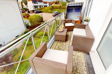 Grüntal-Residenz - Gemütliches 3-Zimmer Ferienapartment mit Balkon in ruhiger Lage an der Ostsee