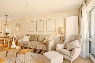 Uferglanz Scharbeutz - Meerblick-Ferienwohnung für 3 Personen, nur 60 m zum Strand in Scharbeutz