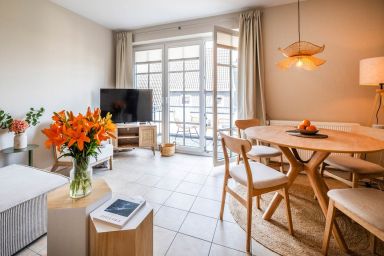 Westerwarft - Zentrumsnahes Urlaubsdomizil in Büsum: Komfort für 2 Personen (+Schlafcouch 3 Pers.)