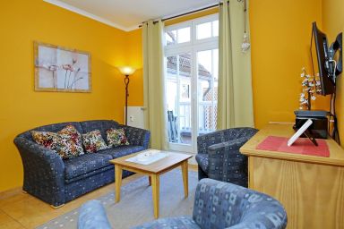 Dünenschloss - Strandnahe 3-Zimmer-Wohnung mit Balkon, Pool & Hund erlaubt