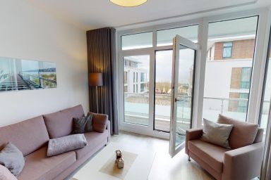 Südkap - Exklusives Apartment A-08 mit Meerblick & Balkon in Pelzerhaken an der Ostsee
