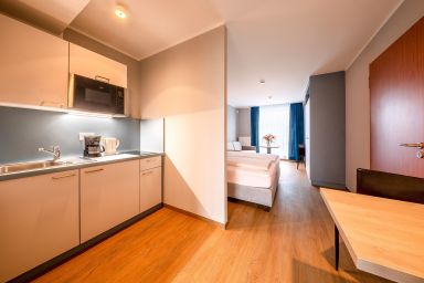 Residenz Südwesthörn - Ferienwohnung Typ D, 23-28qm, 1 Wohn-/Schlafraum, max. 2 Personen