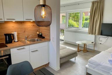 Ferienwohnung Auszeit - Haus Seeschwalbe - Ferienwohnung Auszeit mit 38qm, 1 Wohn-Schlafzimmer, max. 2 Personen
