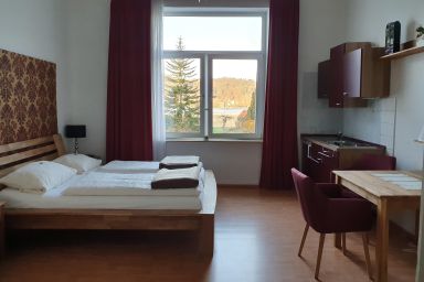 Pension Seeschlösschen - Doppelzimmer mit Seeblick