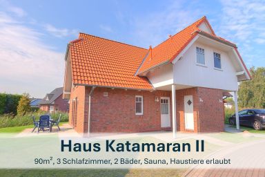 Haus Katamaran -Typ 2 mit Sauna - Nordseebad Burhave - Katamaran-Typ2 #W30a