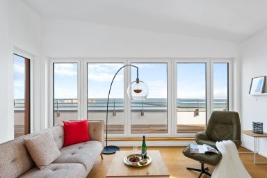 Penthouse Hygge am Strand - Penthouse am Strand - Kamin/Meerblick/Dachterrasse