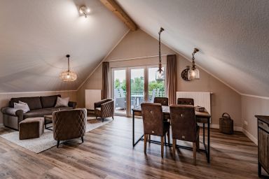 Ferien auf Krautsand GmbH - Elbaussicht Maisonette Appartement mit Elbblick