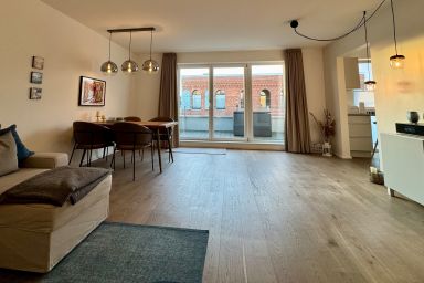 Ferienwohnung "JungfernEcke" mit Sauna, Hafenspitze Quartier