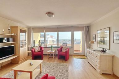Metropol, Whg. 203, Landseite mit Inselblick 8.OG