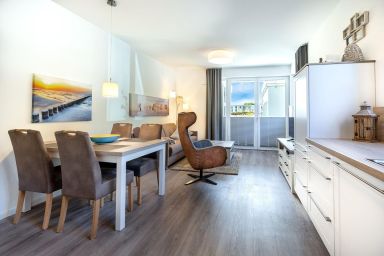 Aparthotel Ostseeallee - Schickes Apartment in Strandnähe mit Terrasse - Saunabereich im Haus inklusive!
