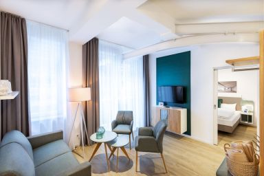 Ferienapartments am Krusespeicher - Modernes, haustierfreies 2-Zimmer Apartment für 3 Personen in toller Hafenlage