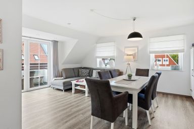 Deichbude - Deichbude Greetsiel: 75 m² Ferienwohnung mit Balkon, WLAN & Hundeerlaubnis
