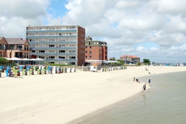 Königstraße 5, Whg. 5, Atlantischer Hof - Ferienwohnung mit Terrasse 2- Zimmer in 1. Meerblick-Strandlage