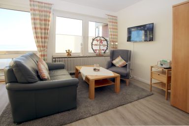 Sandwall 11a, Whg. 4 "Gästehaus Gorch Fock" - Ferienwohnung mit 2- Zimmern auf ca. 38m² mit direktem Meerblick