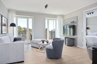 Strandresidenzen Binz-Prora - Tolles Ferienapartment an der Ostsee mit Balkon, Meerblick und zwei Badezimmern!