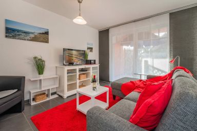 Ferienwohnung Tintenfisch - Gemütliche Ferienwohnung mit Terrasse – nur 950 m zum Strand
