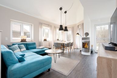 Feriendorf Südstrand - Großzügiges Haus für 8 Personen und Hund mit Kamin, Sauna & Garten - Strandnah!