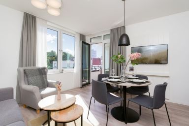 Godewindpark Travemünde - Modernes Feriendomizil in Travemünde – Balkon, Wellness und Meer in Sicht