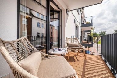 Porthouse - Apartment für 4 Personen mit Haustier in Hafennähe