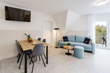 MEERholung - MEERholung FeWo 4.7 – Große Penthouse Wohnung mit 3 Schlafzimmern für bis zu 9 Personen
