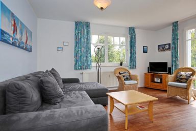 Meeresblick - Helle 3-Zimmer-Wohnung für bis zu 3 Personen