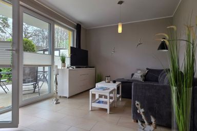 Ferienwohnung KWi 53 EG - "Ostwind" - Ferienwohnung "Ostwind" mit Terrasse und Strandkorb in Graal-Müritz