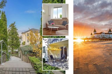 Ferienwohnung Ferienidyll 1 - Gemütliche Ferienwohnung in Ahlbeck mit Terrasse – nur 100 m bis zur Ostsee