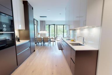 White Pearl - 1a Strandlage - Großes Luxusapartment 4.02 mit eigener Sauna für 5 Personen