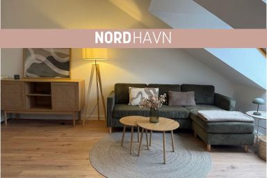 Hygge Buden - Ferienwohnung Nordhavn - Appartement/Fewo, Bad, WC, 1 Schlafraum