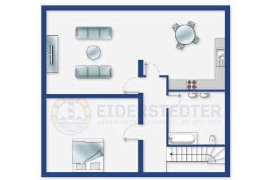 Haus Deichwelle - Wohnung 4 Seerobbe (ID 441)