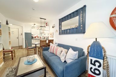 F: Haus Meeresblick A 2.27 Kapitänskajüte mit Balkon - Haus Meeresblick A 2.27 Kapitänskajüte mit Balkon