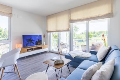 Weiße Villen Das Meeresloft - Zentrum | Balkon | Wiesenblick | 300m Strand | Aufzug