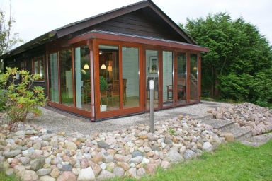 Blockhaus mit Wintergarten in Strandnähe - Blockhaus