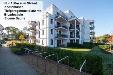 Ferienwohnung Enzian - Sauna, E-Ladestation &amp; 150m zum Strand