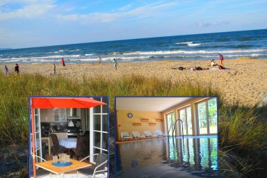MeerWohnung mod. Fewo direkt am Strand mit Pool