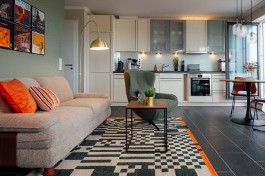 Beachfront Apartment · 1. Reihe · Meerblick · großer Balkon · Haustiere willkommen