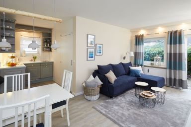 Domizil Seepferdchen App.4 - Neu renovierte 3-Zimmer Ferienwohnung im Erdgeschoss mit ca. 54 m², für bis zu 3 Personen