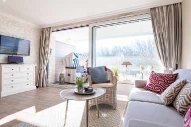 Strandlust im Haus Cäcilia - Helle 2-Zimmer Ferienwohnung für 2 Personen mit ca. 48m² Wohnfläche.