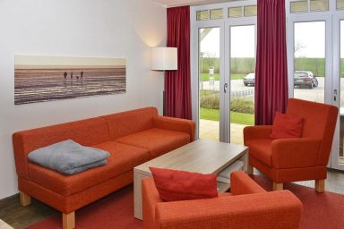 Resort Deichgraf - Strandnahe Ferienwohnung für zwei mit eigener Sauna und Terrasse mit Strandkorb
