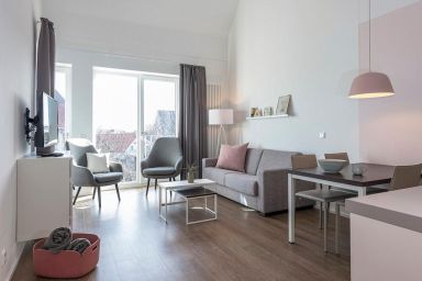 Apartmentvilla Anna See - Helles Familienapartment in Strandnähe mit sonniger Loggia und Sauna im Haus!